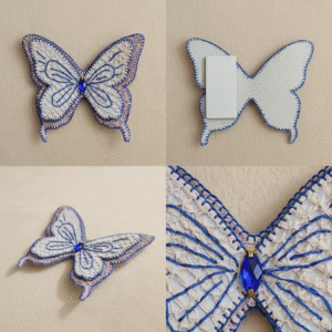 Golden Scale Butterfly Dream Refrigerator Magnet